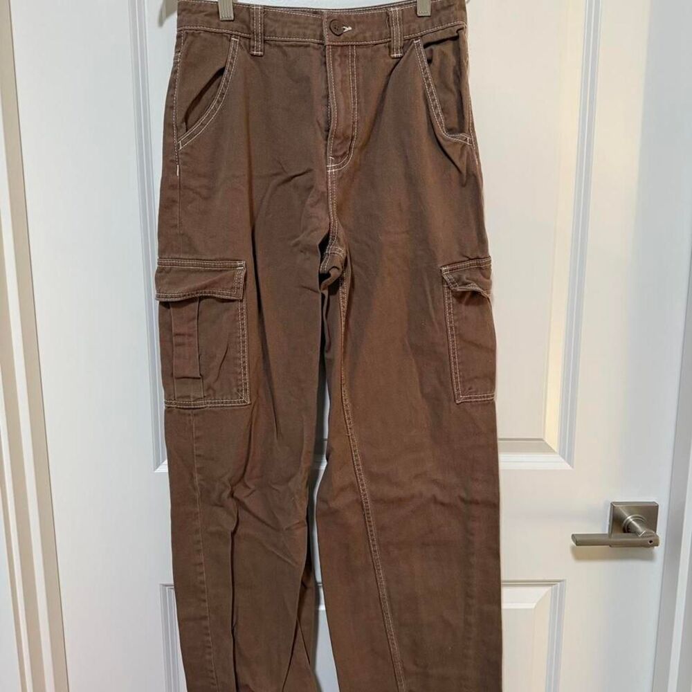 Divided Women's Brown and Tan Trousers